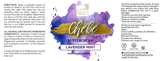 Chébé Buttercream- Lavender Mint